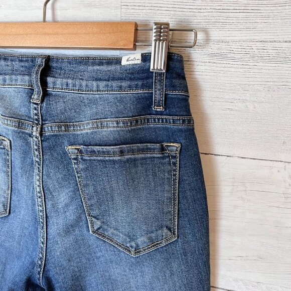 KanCan Jeans Womens SZ 26 Los Angeles Distressed Ankle Zipper Medium Wash Denim - Picture 15 of 16